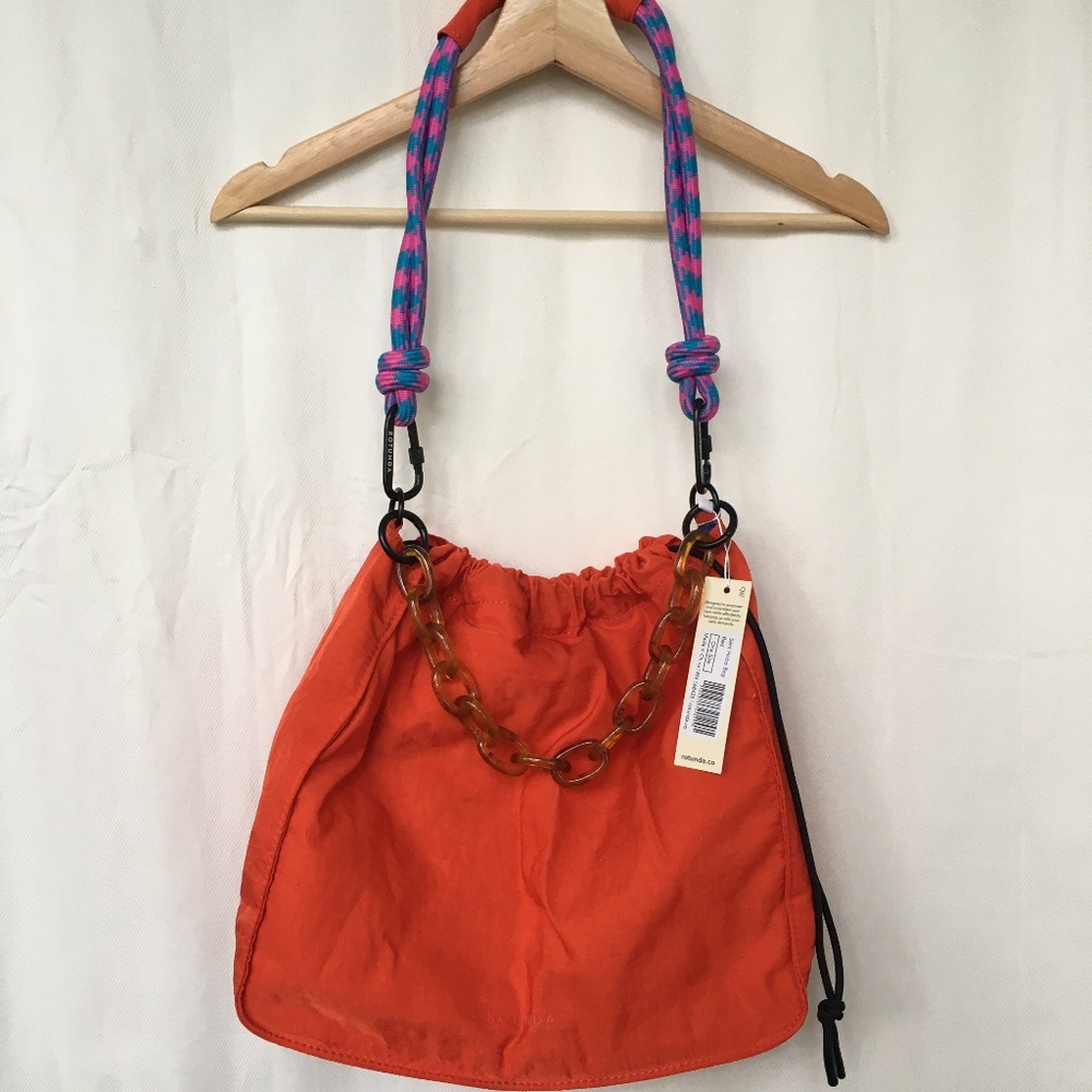 Rotunda 'Sant' hobo bag - 'coral red'